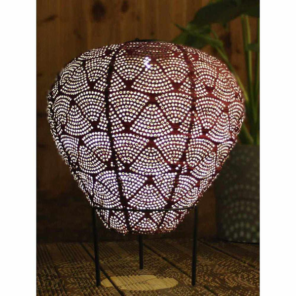 Solar Lantern Hot Air Balloon Design – Decorative Solar Outdoor Lantern | Ambient Garden Lighting