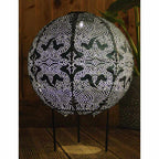 Solar Lantern Globe Design – Decorative Solar Outdoor Lantern | Moroccan-Inspired Garden Lighting