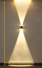 SolarGlow Outdoor Wall Light – Waterproof LED Solar Lamp | Up & Down Garden Lighting | Energy-Efficient Exterior Illumination