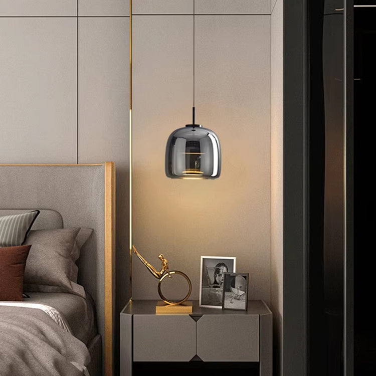 Noiréa Nordic Pendant Light – Scandinavian Black Glass Hanging Lamp | Modern Luxury Ceiling Lighting