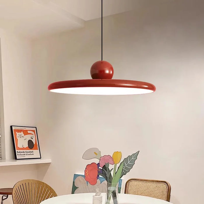 Bauhaus UFO Pendant Light – Scandinavian LED Ceiling Lamp | Modern Artistic Interior Lighting