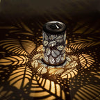 Luminous Leaf Lantern – Decorative Outdoor Lantern with Tropical Leaf Design