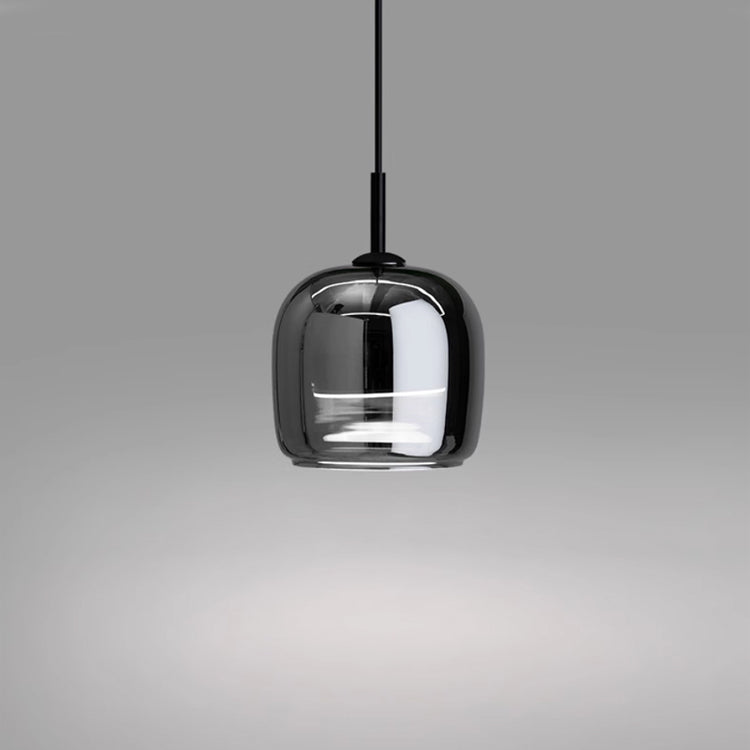 Noiréa Nordic Pendant Light – Scandinavian Black Glass Hanging Lamp | Modern Luxury Ceiling Lighting