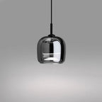 Noiréa Nordic Pendant Light – Scandinavian Black Glass Hanging Lamp | Modern Luxury Ceiling Lighting