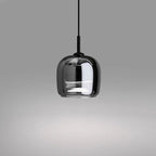 Noiréa Nordic Pendant Light – Scandinavian Black Glass Hanging Lamp | Modern Luxury Ceiling Lighting