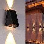 SolarGlow Outdoor Wall Light – Waterproof LED Solar Lamp | Up & Down Garden Lighting | Energy-Efficient Exterior Illumination