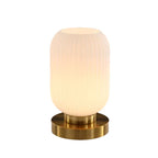 AuroraGlass Table Lamp – Modern Glass Accent Light | Scandinavian Designer Lighting for Elegant Interiors
