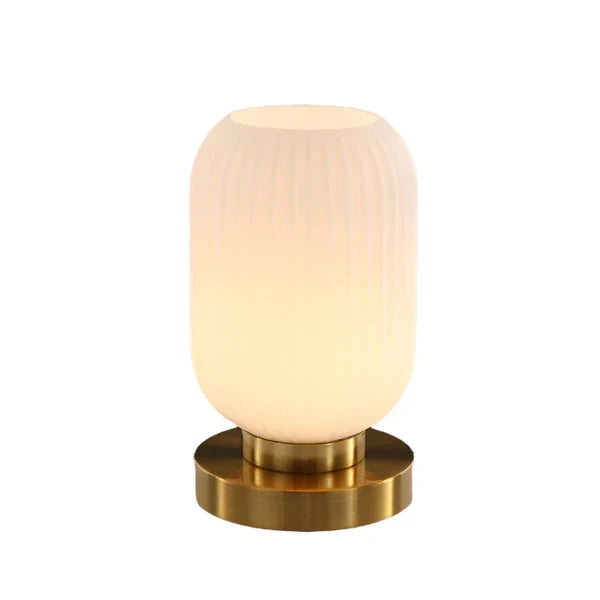 AuroraGlass Table Lamp – Modern Glass Accent Light | Scandinavian Designer Lighting for Elegant Interiors