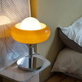 Glazed Bauhaus Table Lamp – Retro Charm with Timeless Modern Design