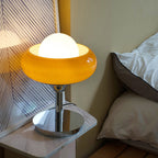 Glazed Bauhaus Table Lamp – Retro Charm with Timeless Modern Design