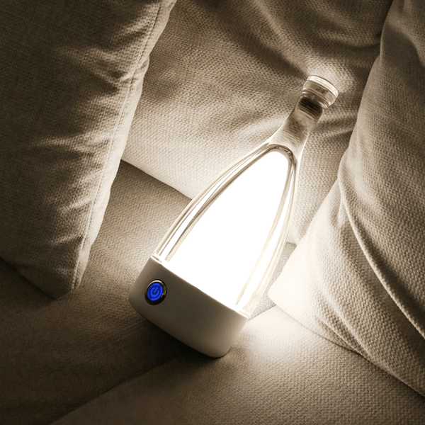 Rechargeable Wine Bottle Night Light – Decorative LED Table Lamp with Touch Control