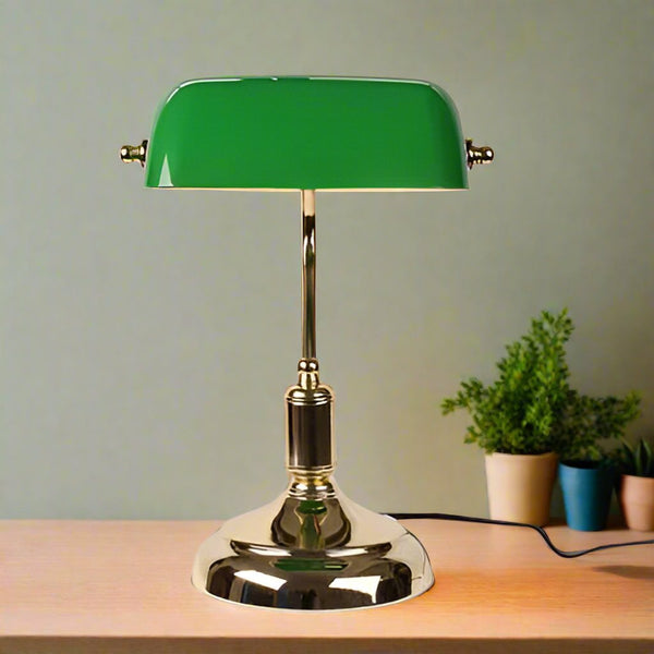 European Glazed Table Lamp – Classic Design with Timeless Elegance