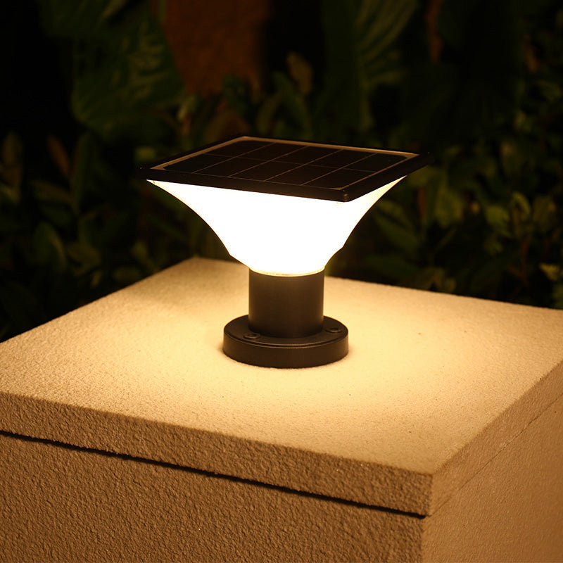 Waterproof Solar Pillar Light – Outdoor LED Post Light | IP65 Solar Garden & Fence Lighting