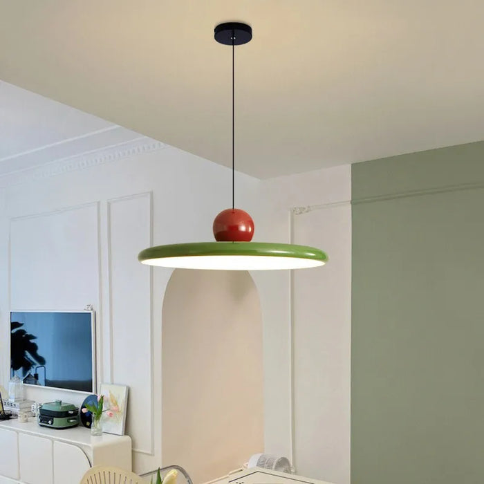 Bauhaus UFO Pendant Light – Scandinavian LED Ceiling Lamp | Modern Artistic Interior Lighting