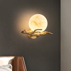 Modern Creative Marble Wall Lamp – Scandinavian Elegance with Artistic Character